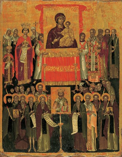 The Restoration of the Icons by Unbekannt Unbekannt